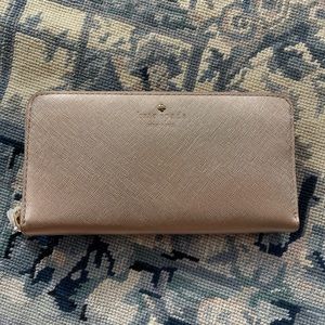 NWT Kate Spade Rose Gold Wallet